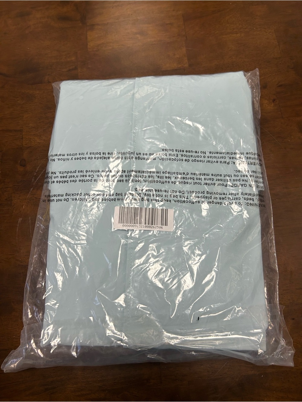 NWT Pendleton Rain Jacket in Light Blue with Plaid Lining Size Small - Picture 6 of 6